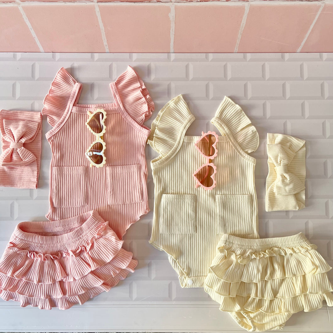 French Vanilla & Pink Sherbet