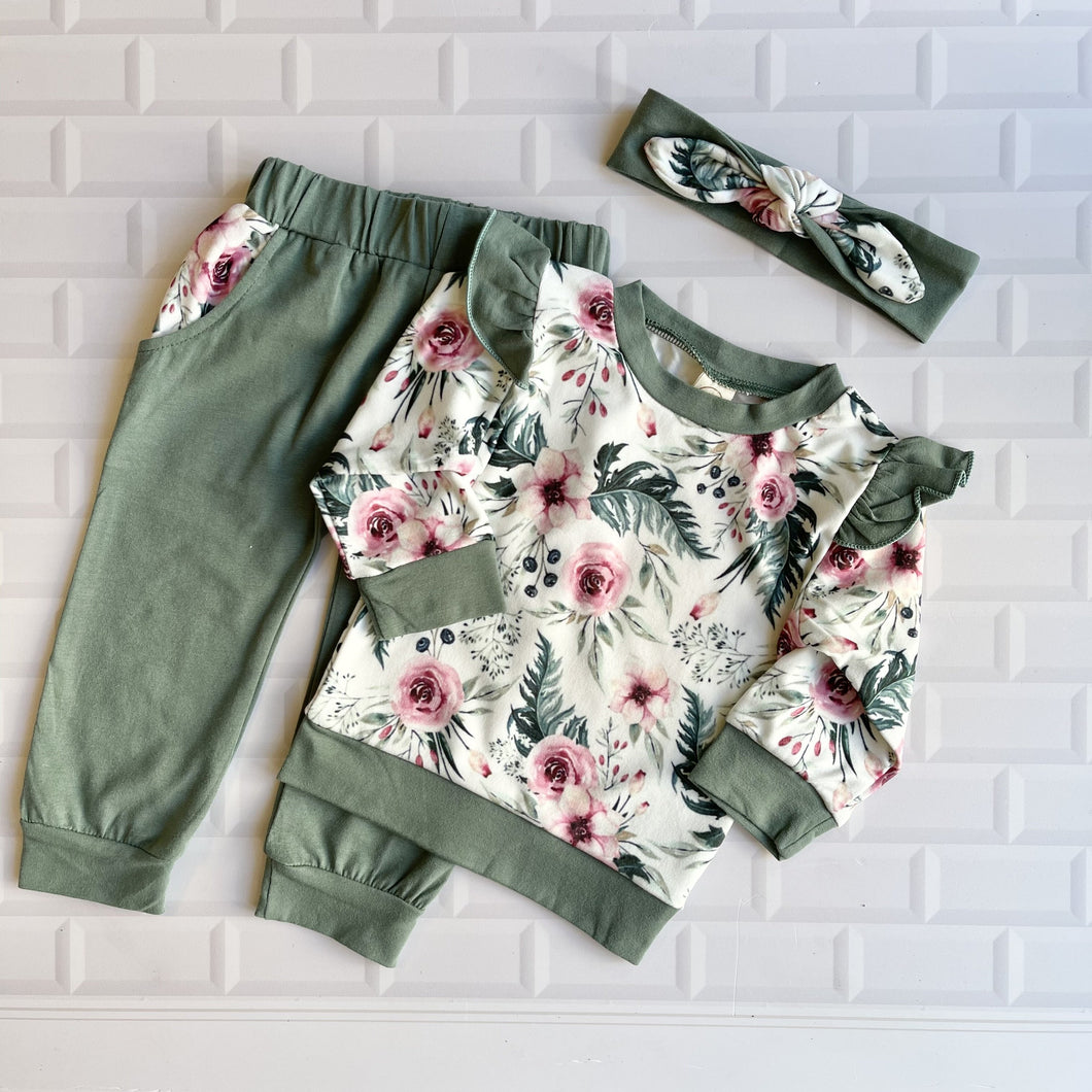 Camellia Set & Headband