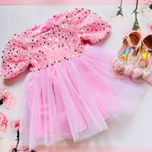 Load image into Gallery viewer, Stardust Blue/Pink Dress
