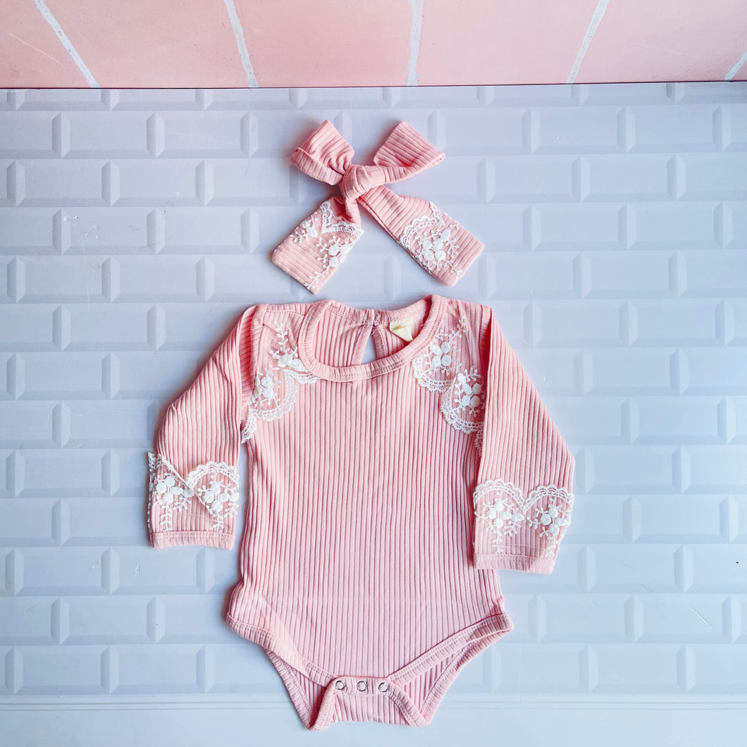 A Touch of Lace + Headband Set