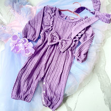 Load image into Gallery viewer, Bow Jumpsuit + Headband
