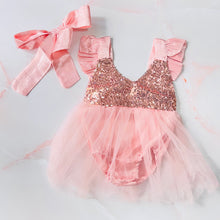 Load image into Gallery viewer, Party Romper + Headband
